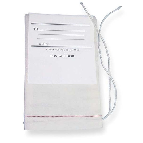 Midwest Pacific Drawstring Mailing Bag w/Tag,7x5in,PK100 MP-57MB1