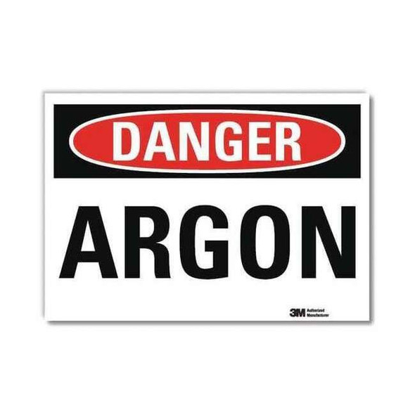 Danger Sign, 7 in H, 10 in W,Vertical Rectangle, English, U3-1106-RD_10X7
