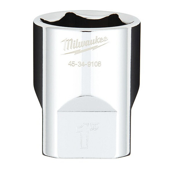 1/2 in. Drive 1 in. SAE 6-Point Socket with FOUR FLAT Sides