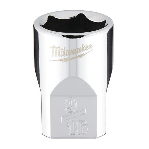 3/8 in. Drive 9/16 in. SAE 6-Point Socket with FOUR FLAT Sides