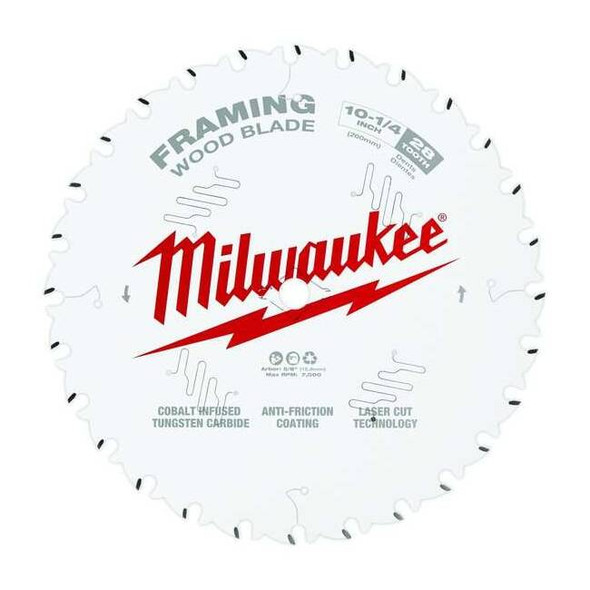 Milwaukee Tool 10-1/4" 28T Framing Circular Saw Blade 48-40-1038