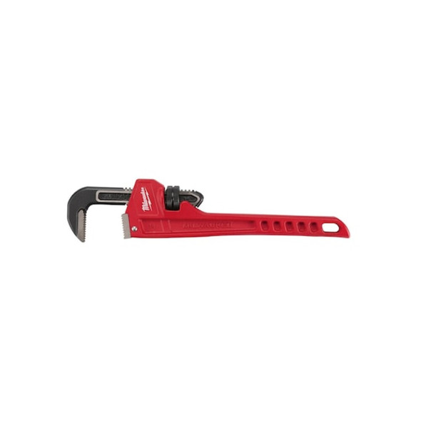 Milwaukee Tool 14 in L 2 in Cap. Alloy Steel Straight Pipe Wrench 48-22-7114