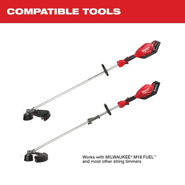 Milwaukee Tool Trimmer Line,150 ft. L,0.080" dia. 49-16-2712 Milwaukee Tool Trimmer Line,150 ft. L,0.080" dia. 49-16-2712