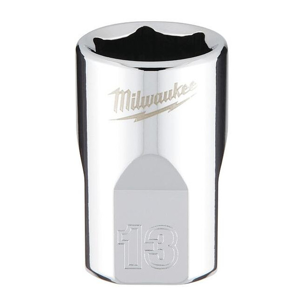 3/8 in. Drive 13mm Metric 6-Point Socket with FOUR FLAT Sides