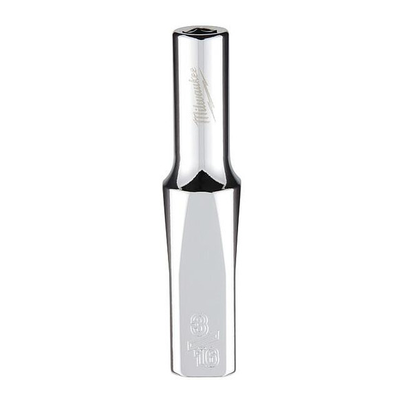 1/4 in. Drive 3/16 in. SAE 6-Point Deep Socket with FOUR FLAT Sides