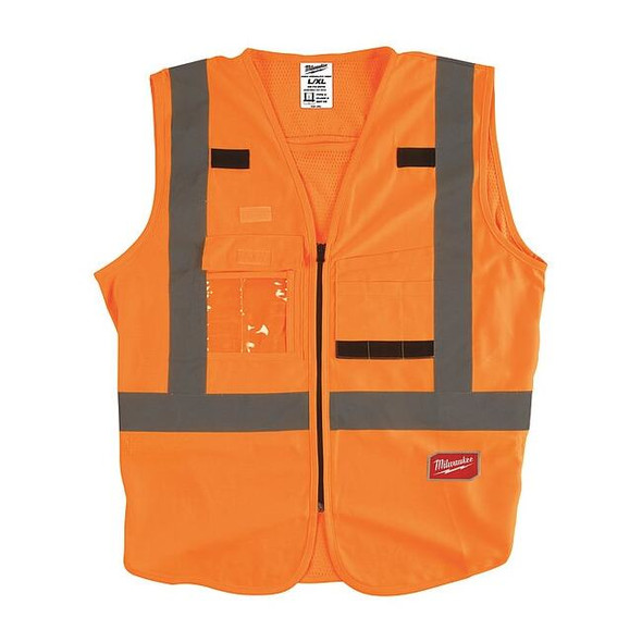 Class 2 High Visibility Orange  Safety Vest - 2XL/3XL (CSA)