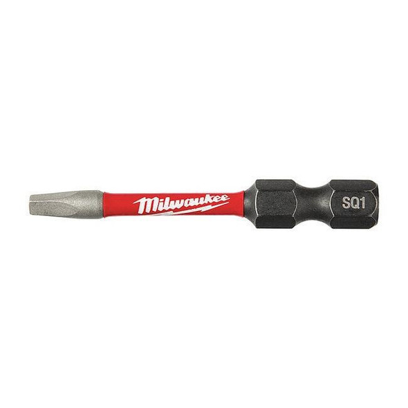 Milwaukee Tool SHOCKWAVE 2 in Impact Square Recess No. 1 Power Bit 48-32-4471