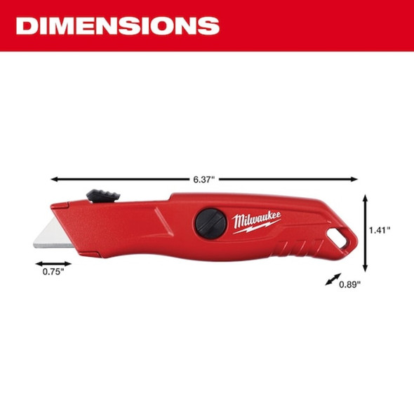Milwaukee Tool Self Retracting Utility Knife 48-22-1512