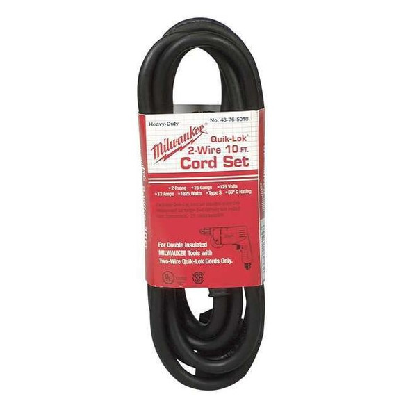 Milwaukee Tool 10' 2-Wire QUIK-LOK Cord 48-76-5010