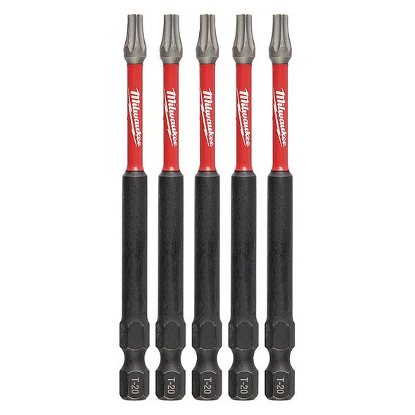 Milwaukee Tool DriverBit,L:3.5",BitSize:T20 48-32-4578
