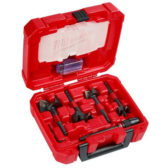 Milwaukee Tool Self Feed Drill Set,5pc,Carbon Steel 49-22-5100