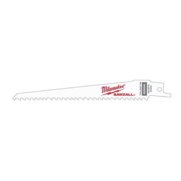 Milwaukee Tool 9" 5 TPI SAWZALL Blades (5 Pk) 48-00-5036
