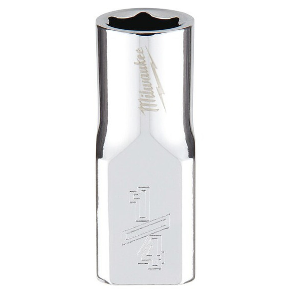 1/4 in. Drive 1/4 in. SAE 6-Point Socket with FOUR FLAT Sides