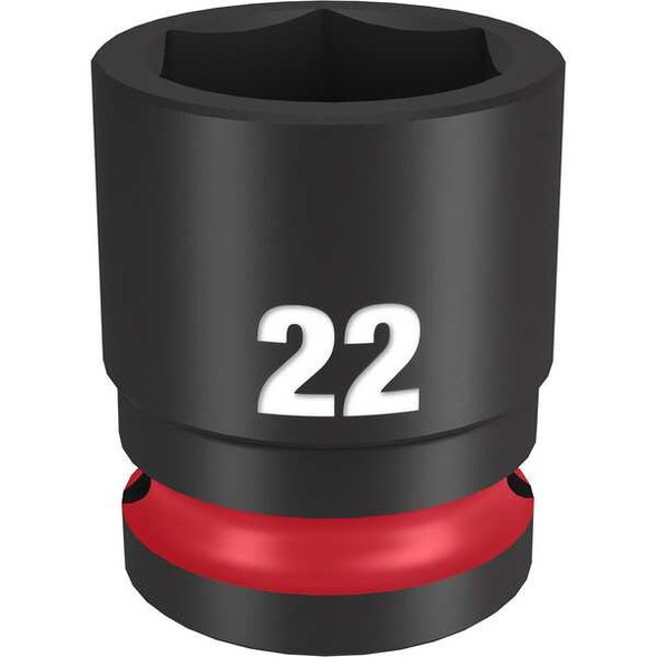 22mm SHOCKWAVE Impact Duty 1/2 in. Drive Standard 6 Point Impact Socket
