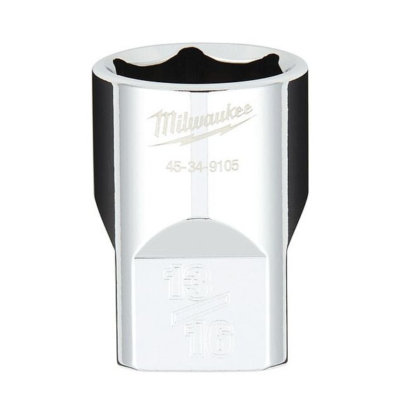 1/2 in. Drive 13/16 in. SAE 6-Point Socket with FOUR FLAT Sides
