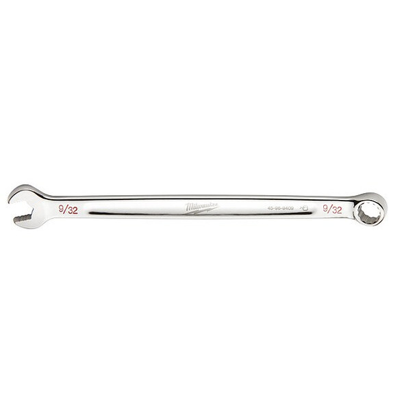 Milwaukee Tool Combination Wrench,9/32in,Length 5 1/4in 45-96-9409 Milwaukee Tool Combination Wrench,9/32in,Length 5 1/4in 45-96-9409