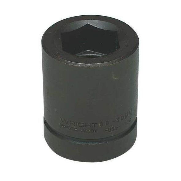 Wright Tool 1" Dr, 55mm Size, Metric Impact Socket, 6 Pts 88-55MM