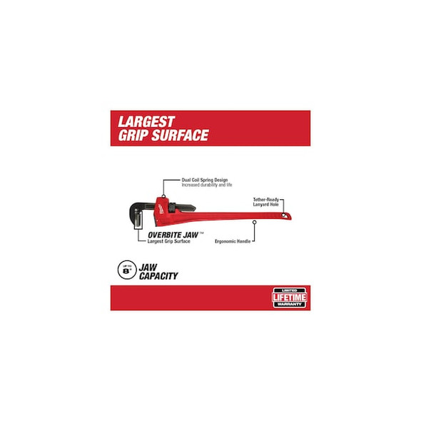 Milwaukee Tool 60" Steel Pipe Wrench 48-22-7160