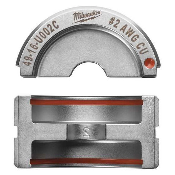 Milwaukee Tool No. 2 Copper U Style Die 49-16-U002C
