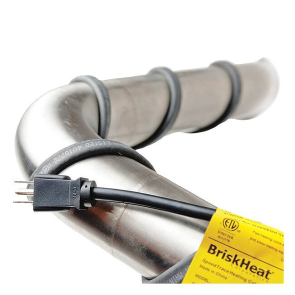 Briskheat Heating Cord, 120VAC, 6 ft. L, 0.6 A FFSL81-6