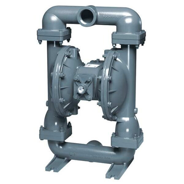 Double Diaphragm Pump, Aluminum, Air Operated, Buna N, 150 GPM