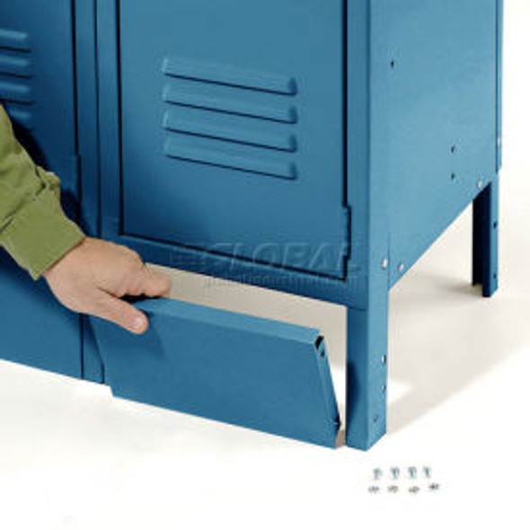 Global Industrial Front Base For 15""W X 6""H Blue Locker