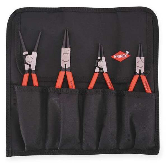Knipex Retaining Ring Plier Set,0 Deg.,4 pcs. 9K 00 19 51 US