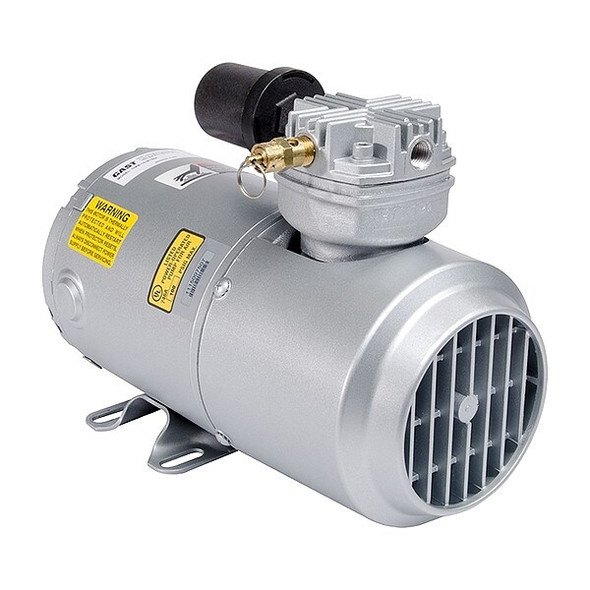 Gast Piston Air Compressor, 0.333 hp, 1 Phase 2HAH-251-M322A Gast Piston Air Compressor, 0.333 hp, 1 Phase 2HAH-251-M322A