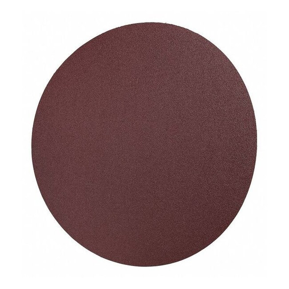 3m PSA Paper Disc,Coarse,Brown,12 in.,PK10 7010294665