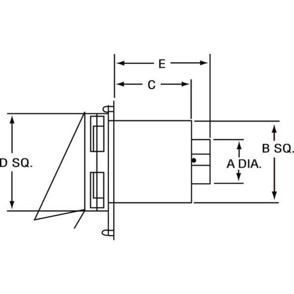 Tjernlund Products Hood,Vent,4 In VH1-4