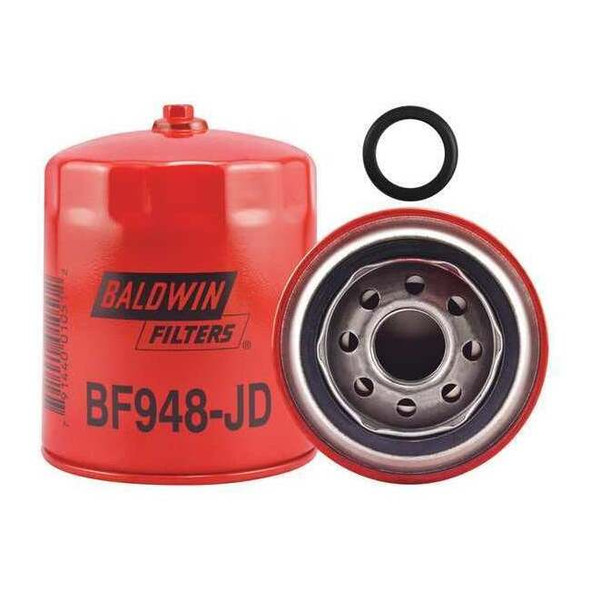 Baldwin Filters Fuel Filter, 4-11/16x3-11/16x4-11/16 In BF948-JD
