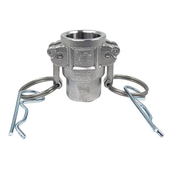 Manufacturer Varies Cam and Groove Coupling,1/2",316 SS PLE148