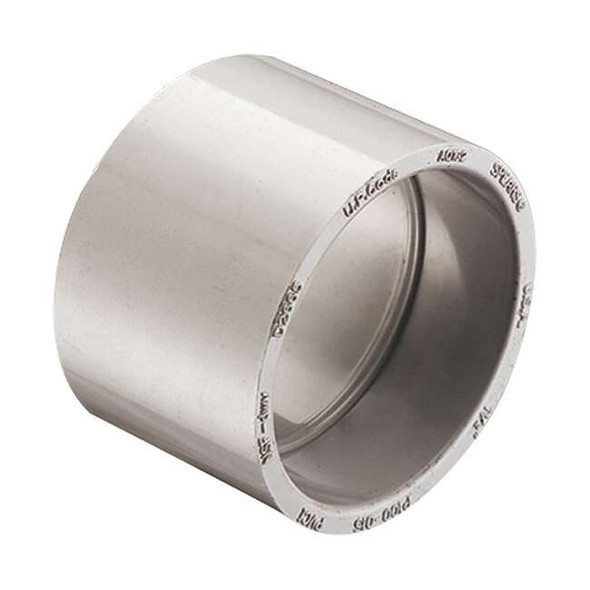 Manufacturer Varies PVC Coupling, Socket, 4 in Pipe Size P100-040