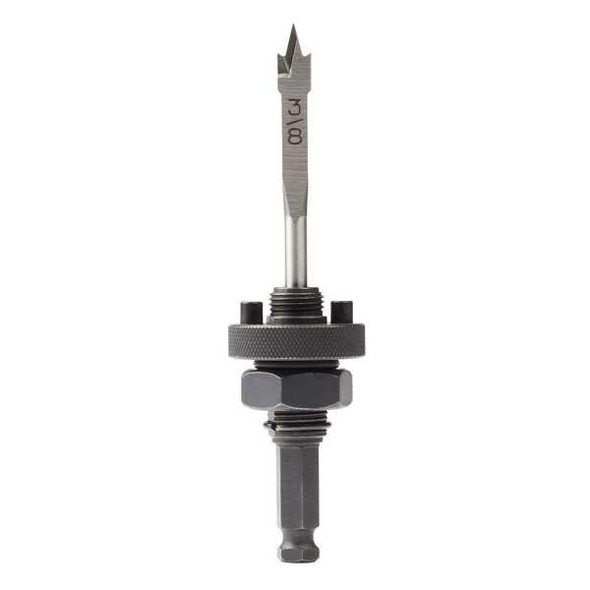 Milwaukee Tool HoleSawArbor,7/16",Shank:0.4375" 49-56-9306