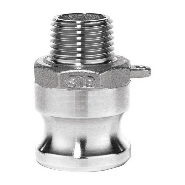 Manufacturer Varies Cam and Groove Adapter,1-1/4",304 SS BULK-CGF-323