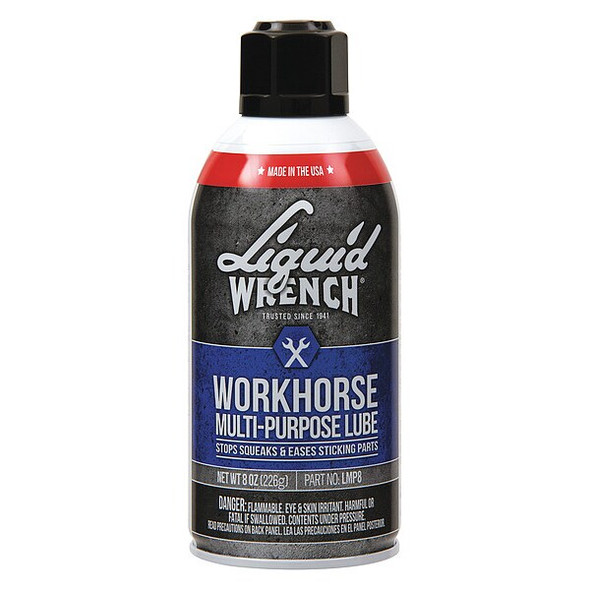 Liquid Wrench 13 oz, Aerosol Can, Petroleum Distillates, Yellow LMP8