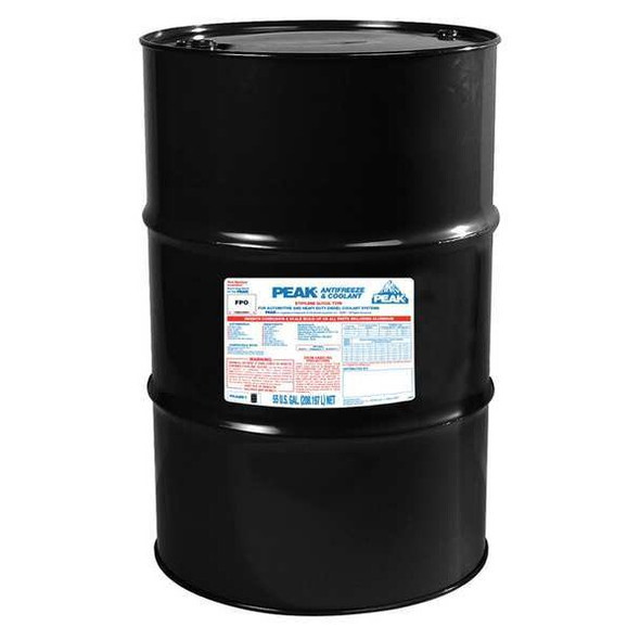Peak Antifreeze Coolant,55 gal.,RTU PKA0B1