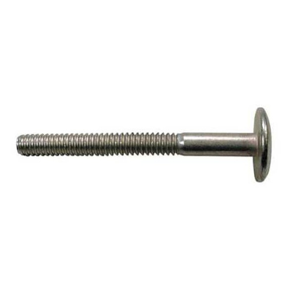 Blind Rivet, Truss Head, 1/4 in Dia., 2.6 in L, Steel Body, 10 PK