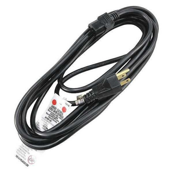 Manufacturer Varies Power Cord, 5-15P, SJT, 15 ft., Blk, 15A, 14/3 5XFN0ID