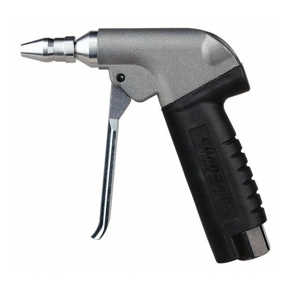 Guardair AirGun,3/8in,FNPT,Zinc,Silver;Black U74HT25