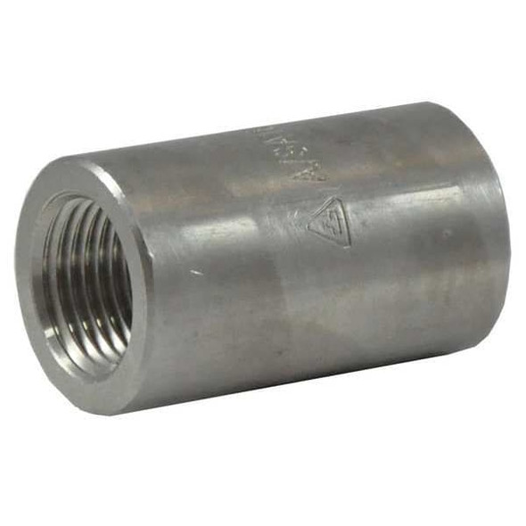 Manufacturer Varies 1/2" x 3/8" FNPT 304 SS Reducing Coupling 2UA82
