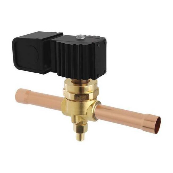 Parker Refrigerant Solenoid Valve,Brass,500 psi R38E145M