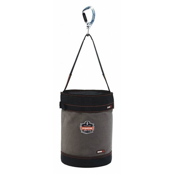Ergodyne Bucket Bag,Canvas,Straight Wall,Gray 5940T