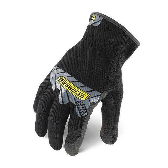 Command(TM) Mechanics Touchscreen Gloves, Nylon Palm, Polyester Back, S, Black