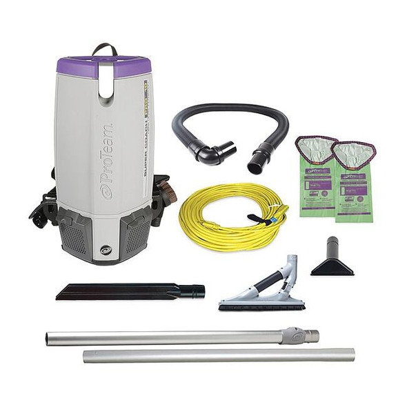Super Coach Pro 10, 10 qt. Backpack Vacuum w/ ProBlade Hard Surface Tool Kit