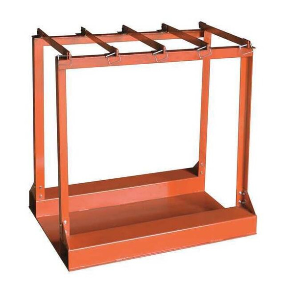 Manufacturer Varies Gas Cylinder Rack,Capacity 8 Cylinders 39J516