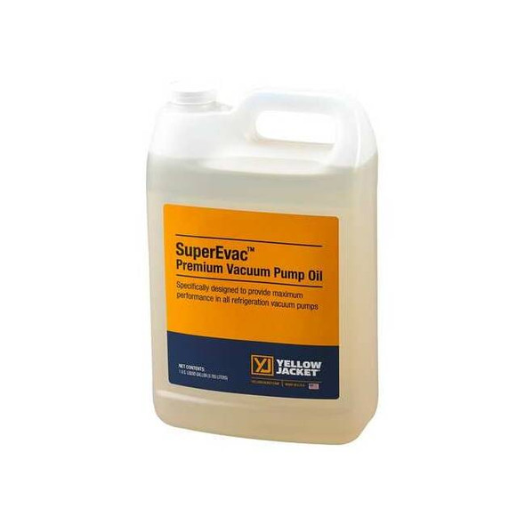 Yellow Jacket Refrigerant Evac Pum Oil,1gal,Bottle,PK6 93096