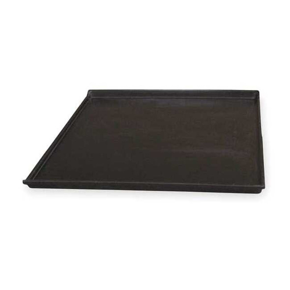 Mfg Tray Tray, 24.5 in L, Fiberglass, Black 2181092203