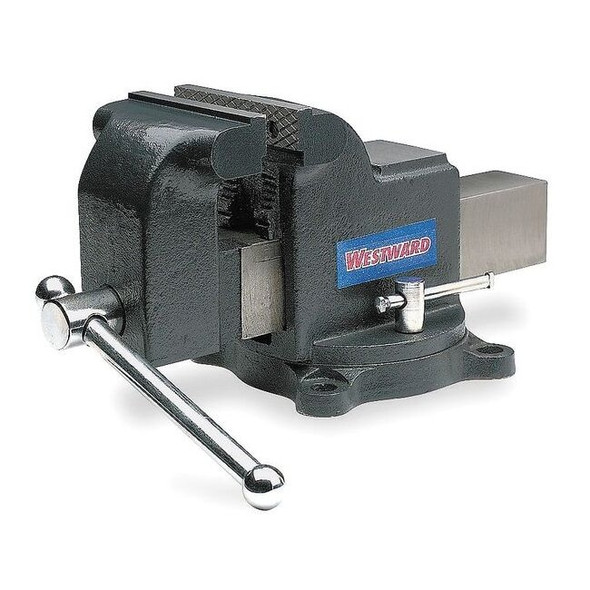 Westward 4" Heavy Duty Combination Vise with Swivel Base 4YR98