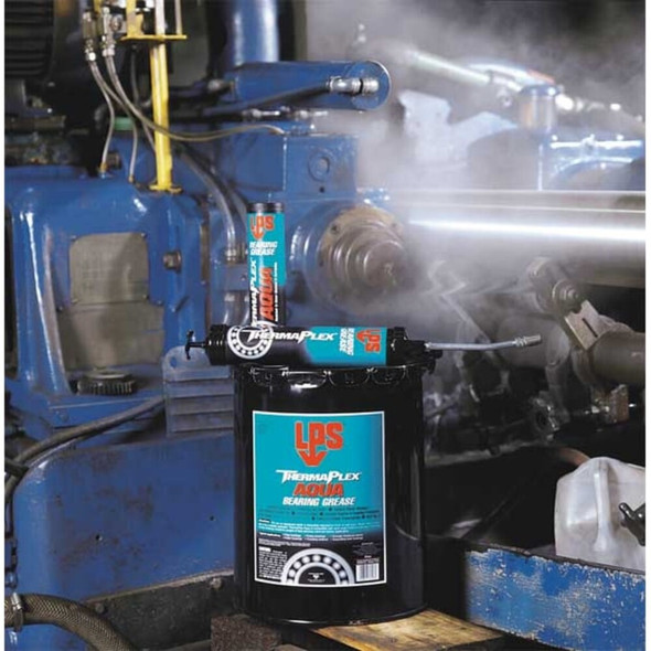 Lps Aqua Bearing Grease, 14 oz, Cartridge, Amber 70514